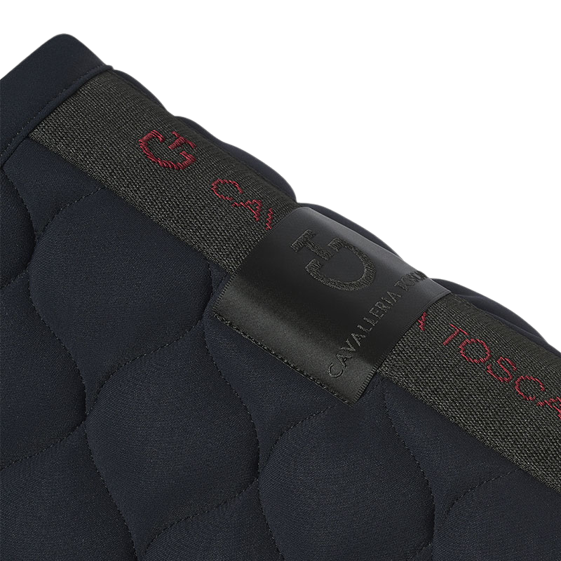 Cavalleria Toscana - Tapis de selle Circular Quilted Dark Blue | - Ohlala