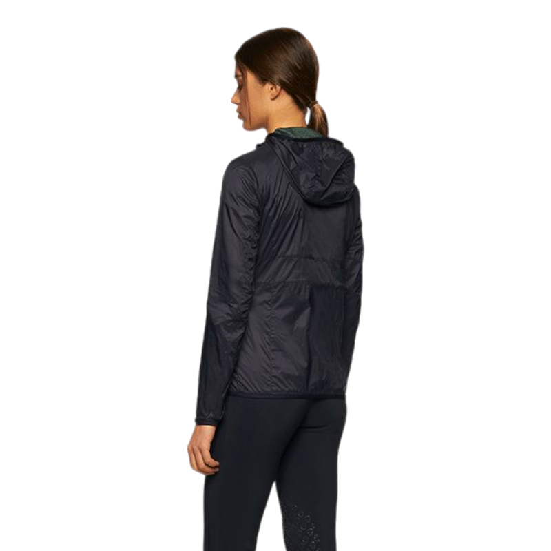 Cavalleria Toscana - Veste à capuche femme légère et réversible femme marine/ vert | - Ohlala