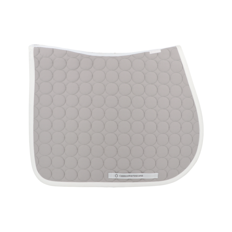 Cavalleria Toscana - Tapis de selle Circle Quilted light grey | - Ohlala