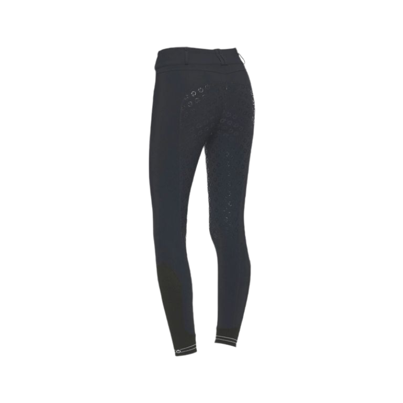 Cavalleria Toscana - Pantalon d'équitation femme taille haute full grip marine | - Ohlala