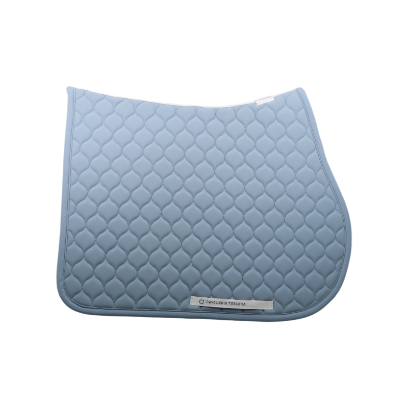 Cavalleria Toscana - Tapis de selle Circular Quilted sky blue | - Ohlala