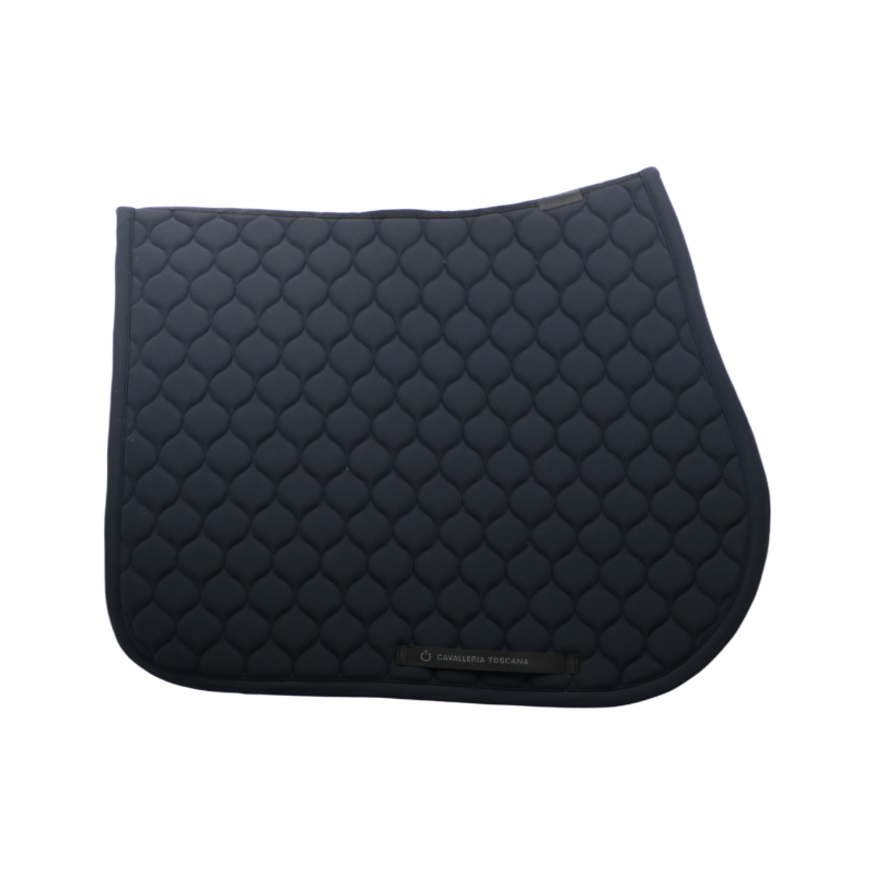 Cavalleria Toscana - Tapis de selle New Circular Quilted Jersey marine | - Ohlala