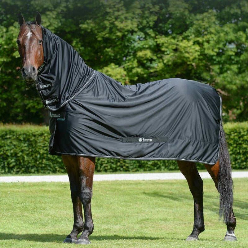 Bucas - Chemise séchante Shamrock Power Full Neck noir/ sliver