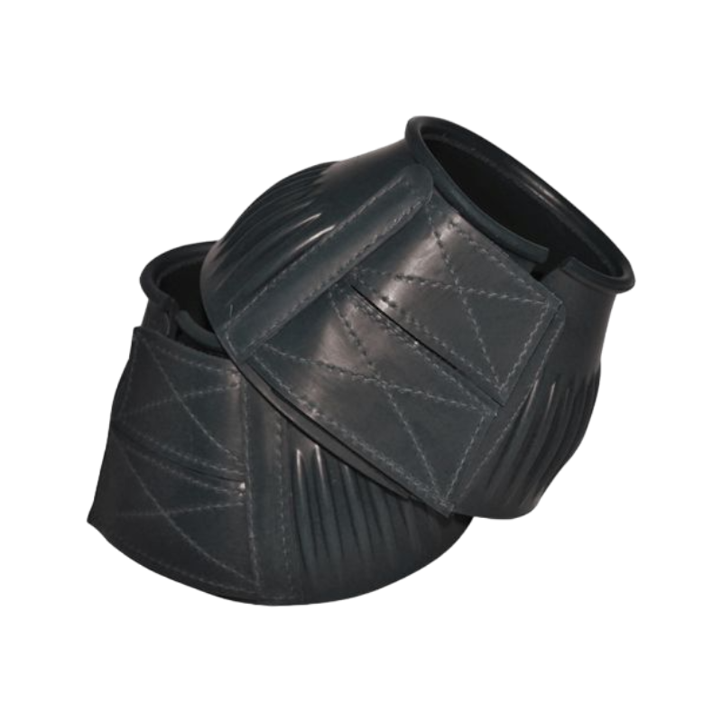 Privilège Equitation - Cloches caoutchouc épaisses scratch noir | - Ohlala