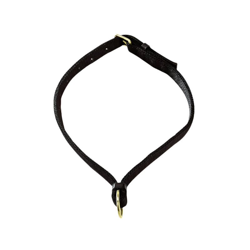 Norton - Collier pour chevaux nylon noir | - Ohlala