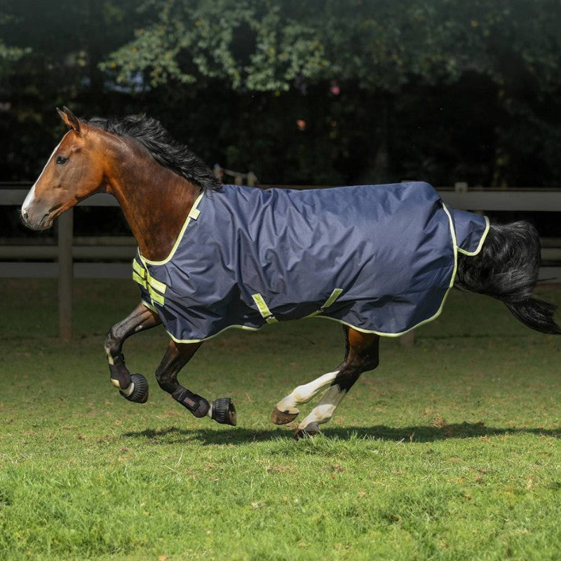 Bucas - Couverture d'extérieur Oasis Turnout 100 gris/ lime 100g