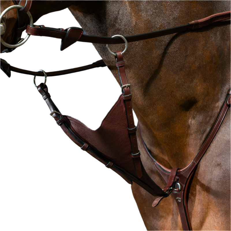 Dyon - Fourchette de martingale pleine souple New English Collection brun | - Ohlala