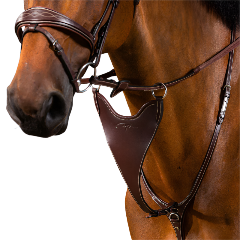 Dyon - Fourchette de martingale pleine rigide US Collection brun | - Ohlala