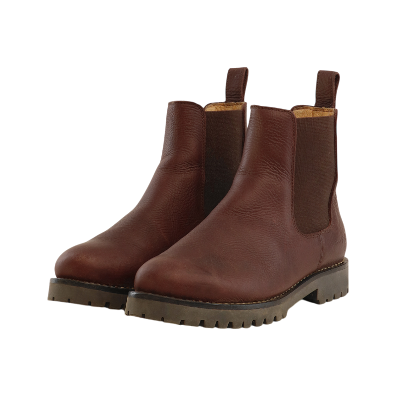 Chelsea Boots Stiefeletten D Dyon Brown Leather Chelsea Riding Boots