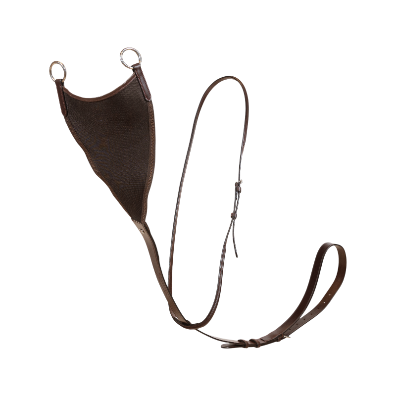 Dyon - Martingale Bib élastique New Eglish collection marron | - Ohlala