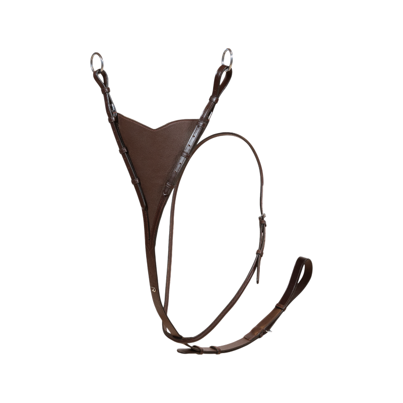 Dyon - Martingale pleine en cuir souple New English Collection marron | - Ohlala