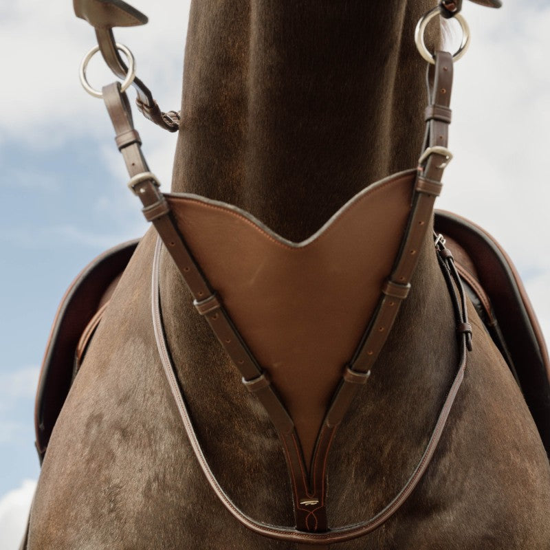 Dyon - Martingale pleine en cuir souple New English Collection marron | - Ohlala