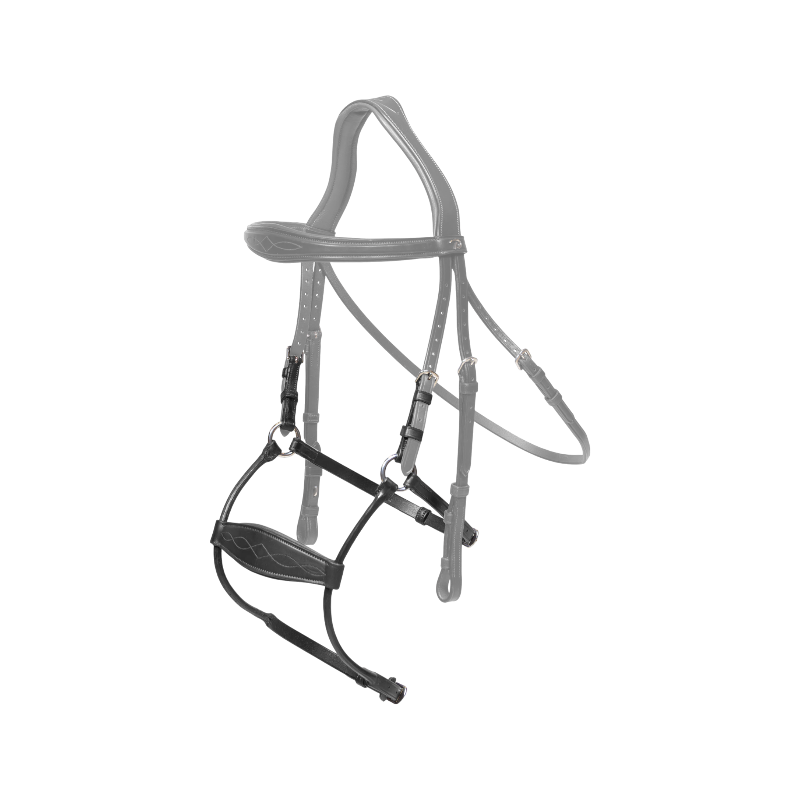 Dyon - Muserolle hybride New English Collection noir | - Ohlala