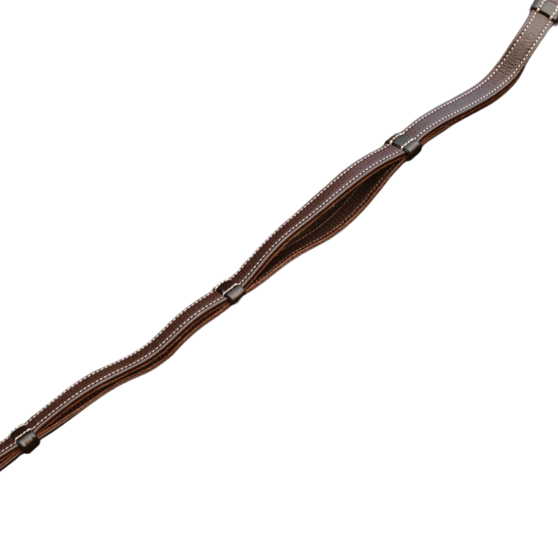 Dyon - Rênes en cuir à poignées Collection Working by Dy'on marron | - Ohlala
