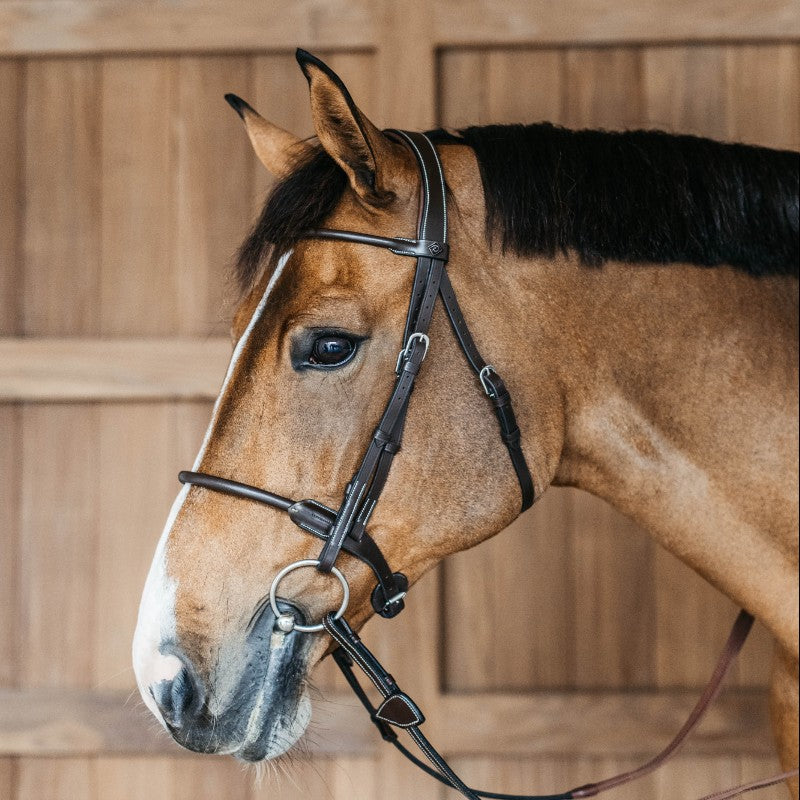 Dyon - Bridon en cuir rond Working By Dy'on marron | - Ohlala