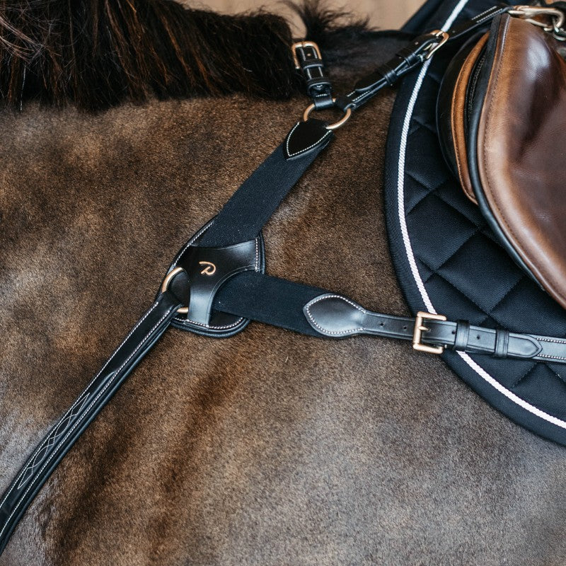 Dyon - Collier de chasse 5 points élastique D Collection noir | - Ohlala