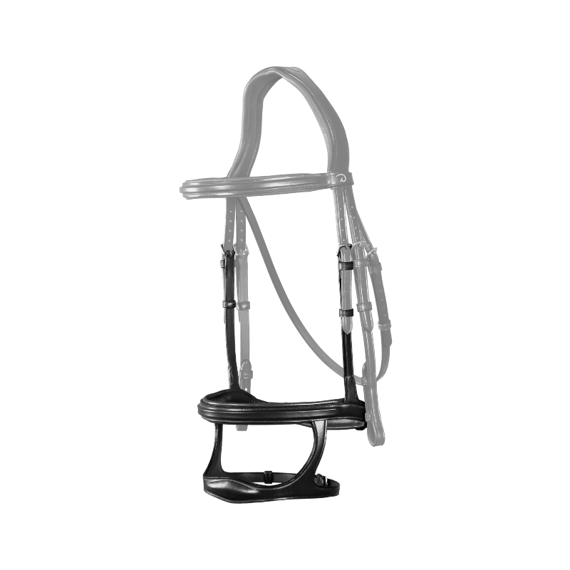 Dyon - Double muserolle New English Collection noir | - Ohlala