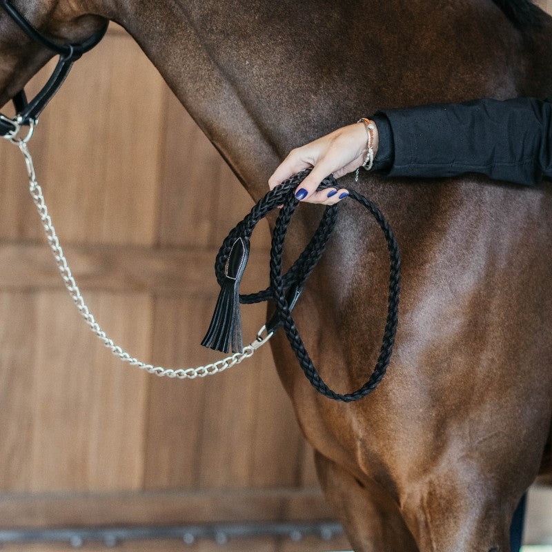 Dyon - Longe de présentation Tressée Working By Dy'on noir | - Ohlala