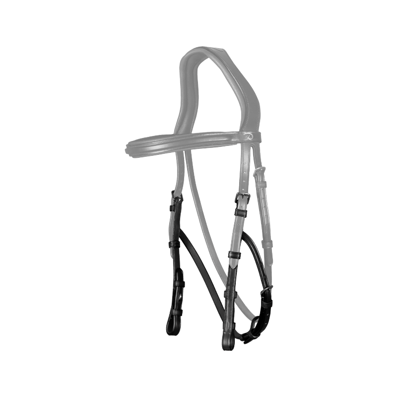 Dyon - Montants pour hackamore New English Collection noir | - Ohlala