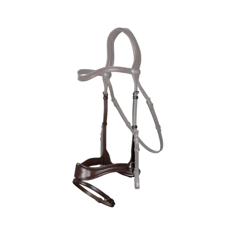 Dyon - Muserolle D Motion avec noseband New English collection brun | - Ohlala