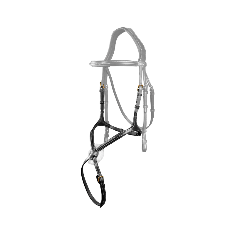 Dyon - Muserolle croisée D Collection noir | - Ohlala