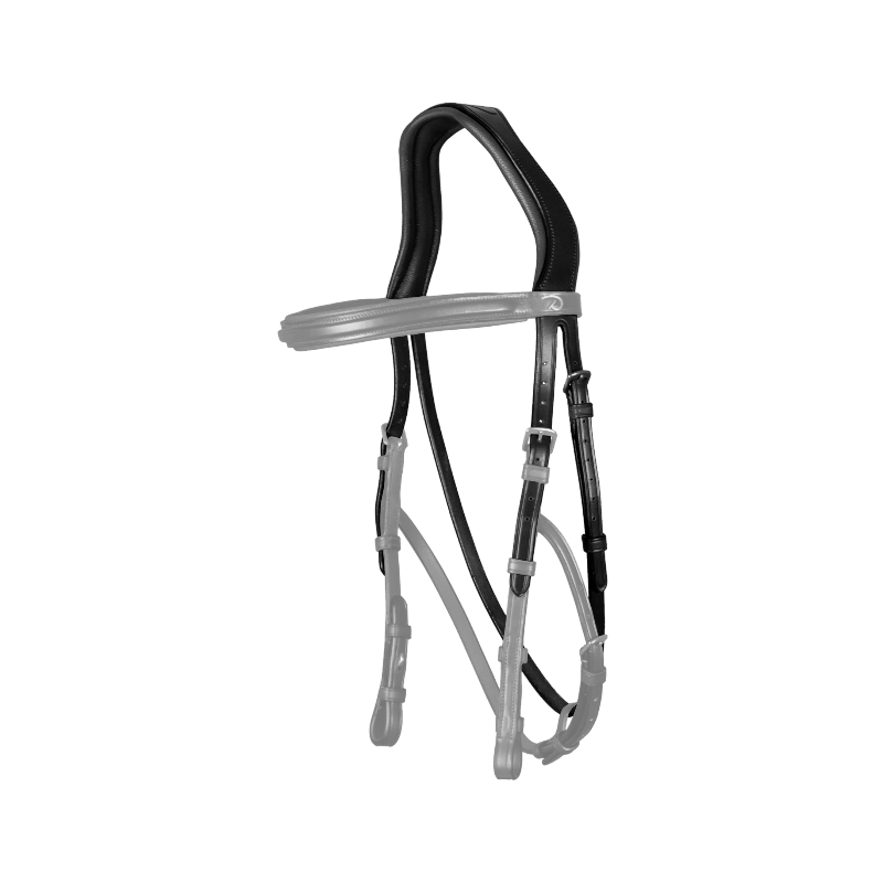 Dyon - Têtière hackamore New English Collection noir | - Ohlala