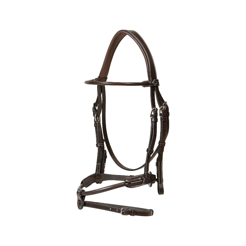 Dyon - Bridon en cuir rond Working By Dy'on marron | - Ohlala