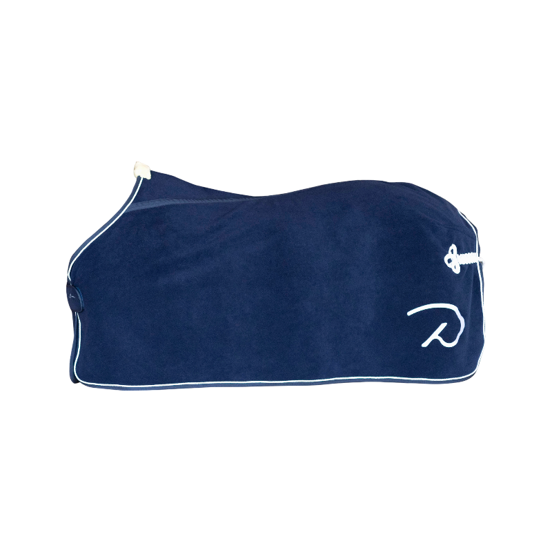 Dyon - Couverture polaire heavy Fleece Rug marine | - Ohlala