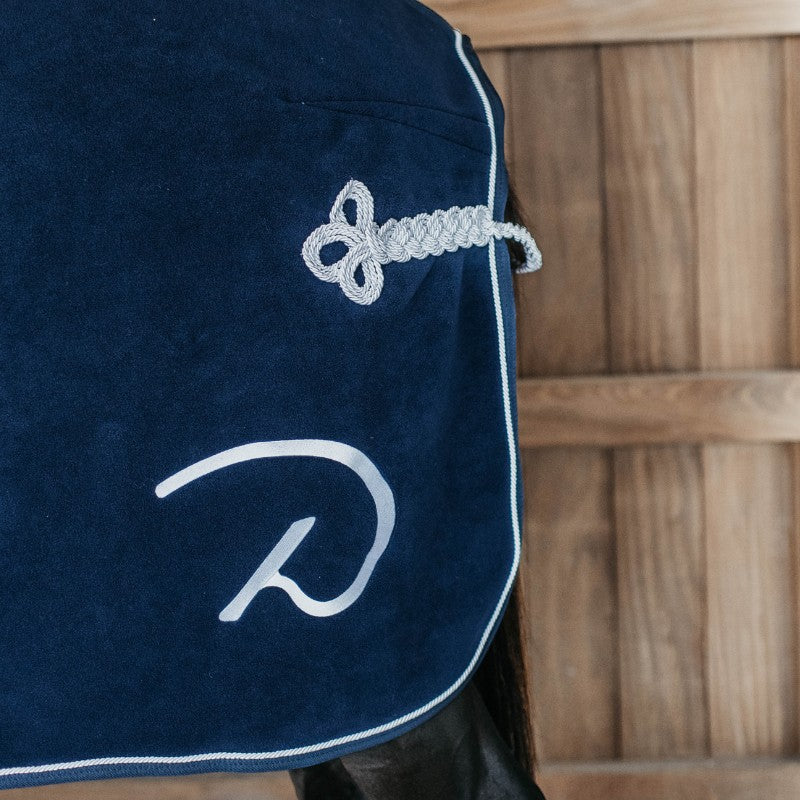 Dyon - Couverture polaire heavy Fleece Rug marine | - Ohlala