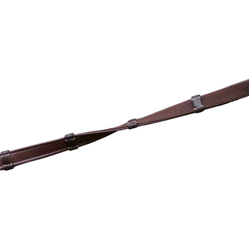 Dyon - Rênes Hunter 5/8 avec 7 arrêtoirs D Collection brun | - Ohlala