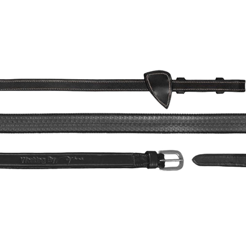 Dyon - Rênes caoutchouc 5/8 Working by Dyon noir | - Ohlala