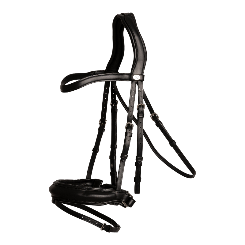 Dyon - Bridon muserolle Medium noir | - Ohlala