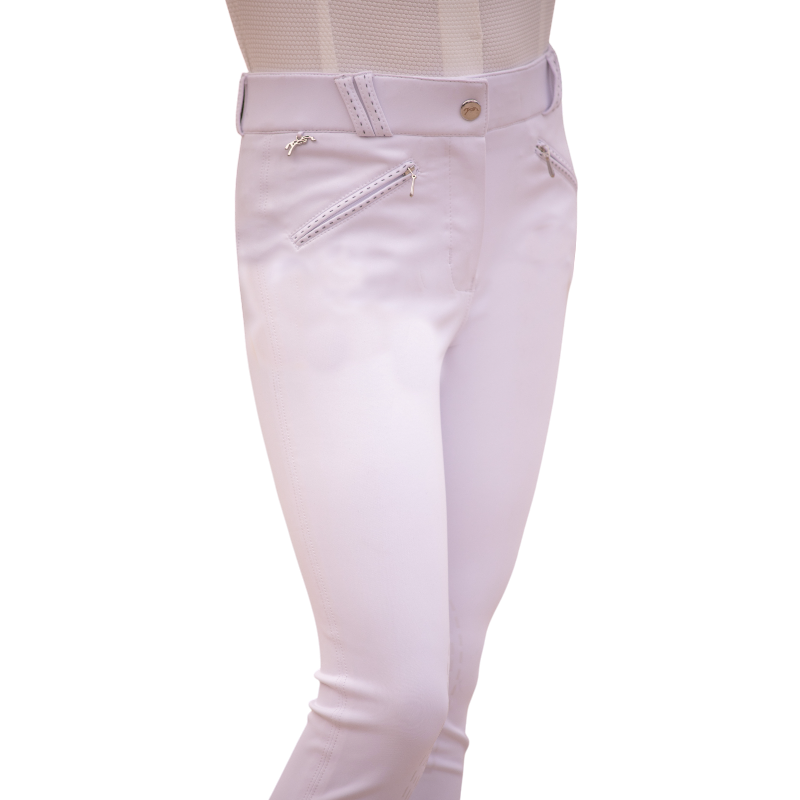 Eden by Pénélope - Pantalon d'équitation enfant New Romy blanc | - Ohlala