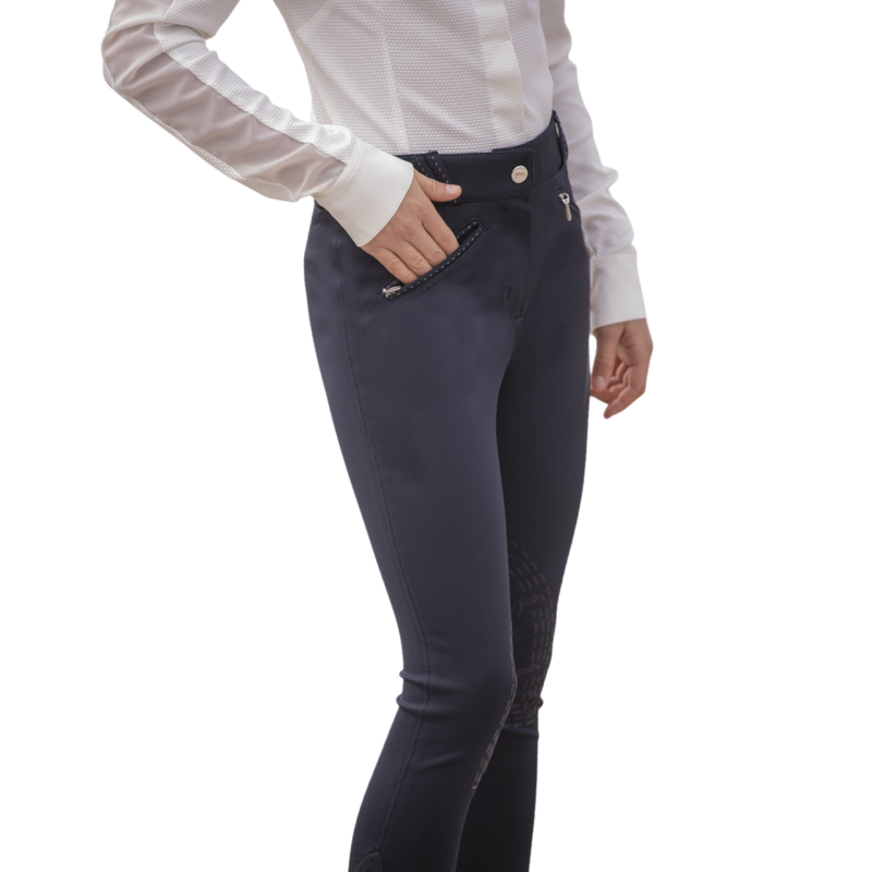 Eden by Pénélope - Pantalon d'équitation enfant New Romy marine | - Ohlala