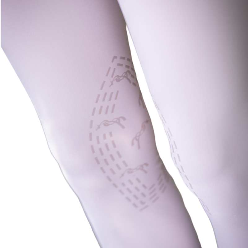 Eden by Pénélope - Pantalon d'équitation fille Élégance rose poudré | - Ohlala