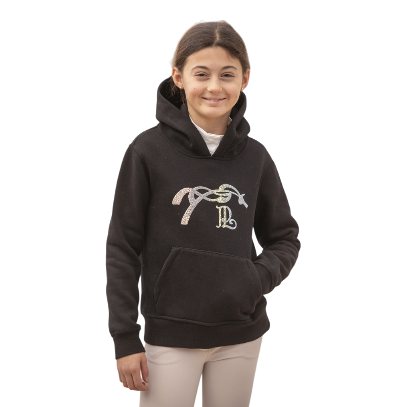 Eden by Pénélope - Sweat enfant Funny noir | - Ohlala