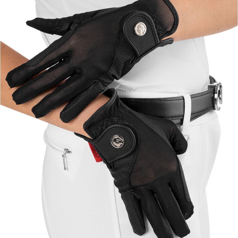 Ego7 - Gants d'équitation Air Glove noir | - Ohlala