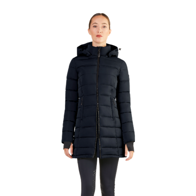 Ego7 - Parka manches longues femme Era Padded marine | - Ohlala