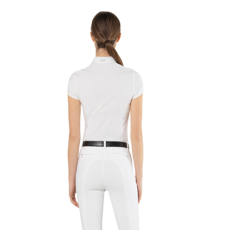 Ego7 - Polo de concours manches courtes femme Nina blanc | - Ohlala