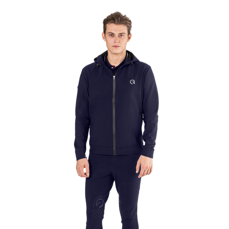 Ego7 - Sweat manches longues homme Hood marine | - Ohlala