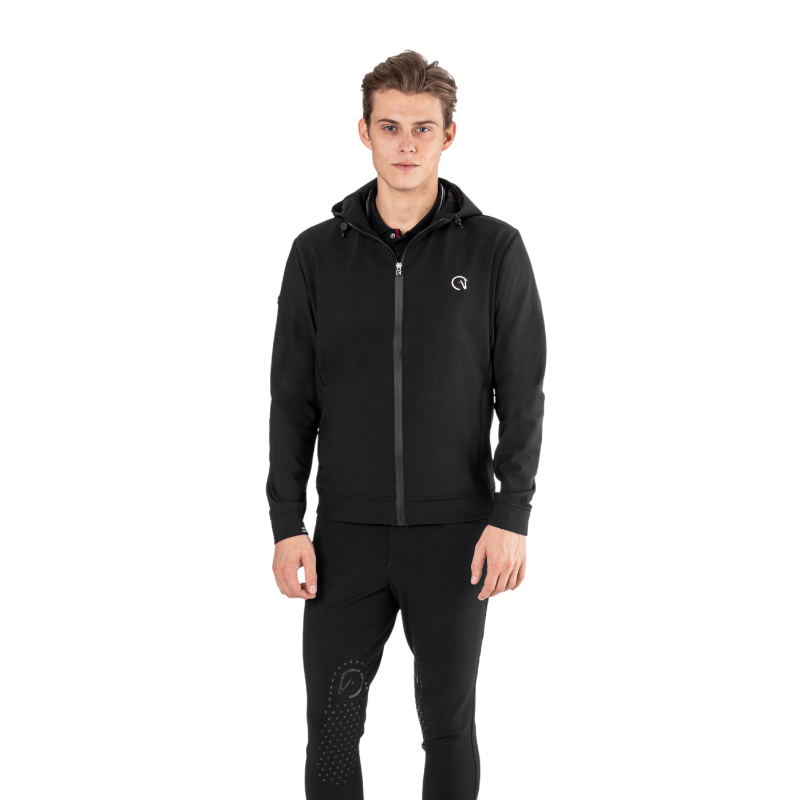 Ego7 - Sweat manches longues homme Hood noir | - Ohlala