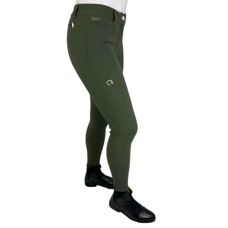 Ego7 - Pantalon d'équitation femme Jumping EJ army green | - Ohlala