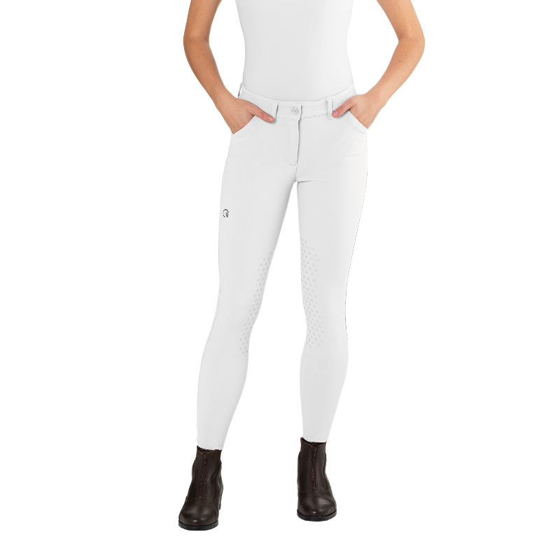 Ego7 - Pantalon d'équitation femme Jumping EJ blanc | - Ohlala