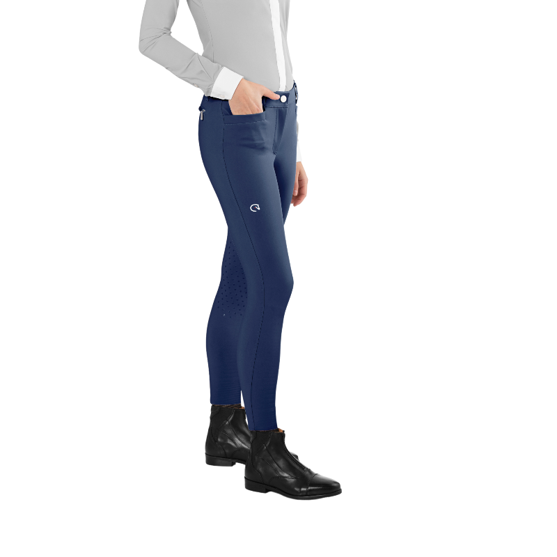 Ego7 - Pantalon d'équitation femme jumping EJ steel blue | - Ohlala