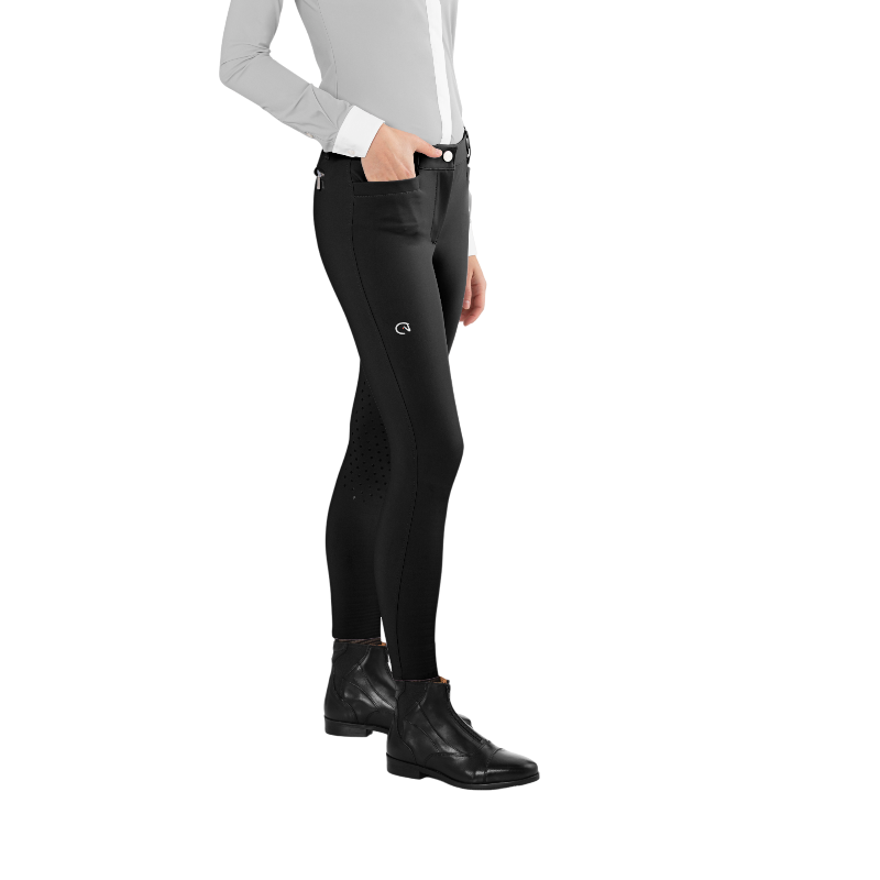 Ego7 - Pantalon d'équitation femme Jumping EJ noir | - Ohlala