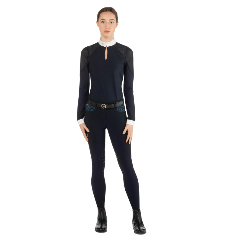 Ego7 - Pantalon d'équitation femme Jumping LA marine | - Ohlala