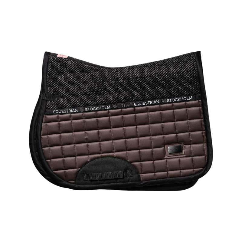 Equestrian Stockholm - Tapis de selle Sportive Mocha marron | - Ohlala