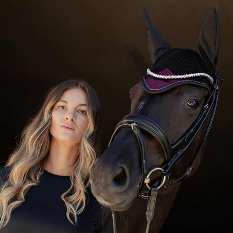 Equestrian Stockholm - Bonnet Modern Purple Night | - Ohlala