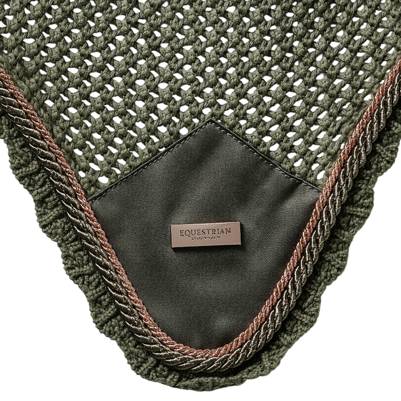 Equestrian Stockholm - Bonnet pour chevaux Striking Valley vert | - Ohlala