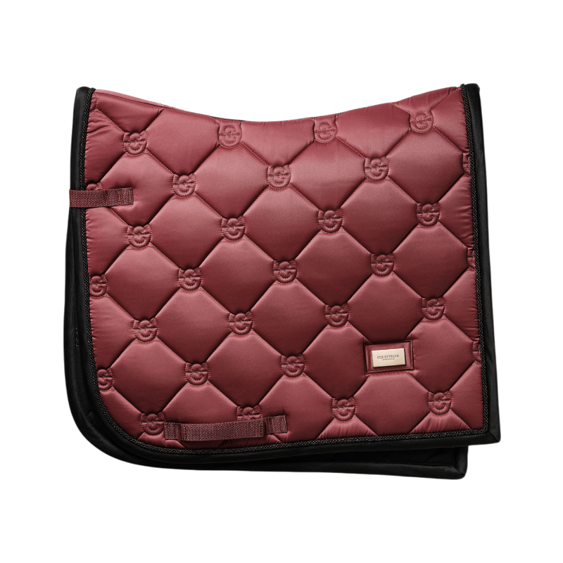 Equestrian Stockholm - Tapis de dressage Soft rouge | - Ohlala